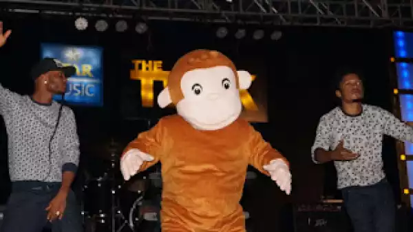 Rapper M.I Abaga Appears On Stage In Monkey Costume At An Event In Benin [See Photos]
